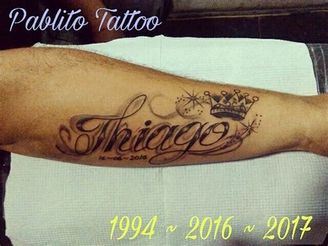 Las 10 mejores ideas e inspiración sobre tatuaje nombre thiago。